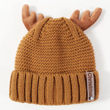 Winter,Antler,Velvet,Thick,Earmuffs,Christmas,Cashmere,Beanie