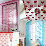 Heart,String,Window,Curtains,Drapes,Tassel,Valance,Decoration,100cm,200cm