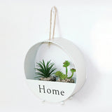 Creative,Round,Wrought,Flower,Basket,Decoration,Flower,Stand