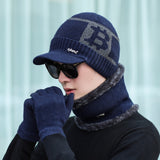 Men's,Scarf,Gloves,Windproof,Thickening,Scarf