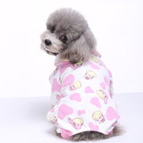 Cloth,Cotton,Footprint,Pajamas,Puppy,Jumpsuits,Clothing,Clothes,Dress