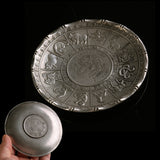 Chinese,Fengshui,Silver,Zodiac,Animal,Dragon,Statue,Plate,Decorations