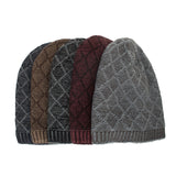Women,Thicken,Coral,Fleece,Brimless,Knitted,Scarf,Winter,Beanie
