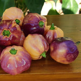 Egrow,Eggplant,Seeds,Purple,Peach,Fruit,Chili,Pepper,Organic,Vegetable,Garden,Plant