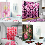 Bathroom,Shower,Curtain,Hooks,Washable,Toilet,Cover,Pedestal,Toilet