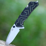 Sanrenmu,Multifunction,Folding,Knife,Outdoor,Survival,Knife,Stripe,Knife