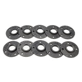 Malleable,Floor,Flange,Plates,Holes,Black,Pipes,Fittings,Industrial,Furniture,Mount,Decor"