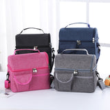 Portable,Insulated,Lunch,Cooler,Picnic,Travel,Carry,Shoulder