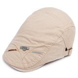 Men's,Cotton,Satin,Weave,Adjustable,Peaked,Literary,Outdoor,Sport,Forward,Duckbill