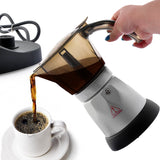 Automatic,Transparent,Acrylic,Coffee,Maker,Percolator,Stovetop,Espresso,Machine