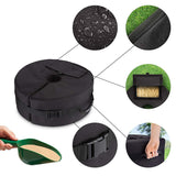 51x20cm,Black,Oxford,Cloth,Round,Sandbag,Outdoor,Support,Umbrella,Sunshade,Fixed,Sandbag