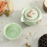 Handmade,Chinese,Travel,Ceramic,Teacup,Carry