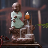 Purple,Backflow,Incense,Burner,Holder,Fragrant,Smoke,Backflow,Censer,Decor