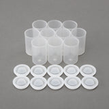 10Pcs,Empty,Black,White,Bottle,Canisters,Containers,Kodak