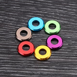 Suleve,M5AW1,10Pcs,Aluminum,Alloy,Fender,Screw,Washer,Spacer,Gasket,Multicolor