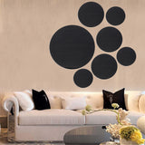 Round,Mirror,Decal,Mural,Sticker,Bathroom,Decor,Removable