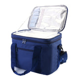 33x20x27cm,Oxford,Double,layer,Insulated,Lunch,Large,Capacity,Travel,Outdoor,Picnic