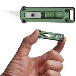 Lightweight,Pocket,Telescopic,Removable,Knife,Portable,Third,Straight,Fluorescence,Utility,Knife,Blade,Survival,Outdoor,Fishing,Camping,Keychain