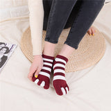 Women,Cotton,Color,Socks,Stripes,Comfortable,Socks