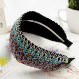 Bohemian,Style,Headband,Ethnic,Style,Colorful,Striped,Fabric,Travel,Leisure