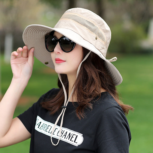 Women,Summer,Breathable,Bucket,Fisherman,Adjustable