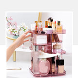 Adjustable,Rotating,Makeup,Jewelry,Square,Storage,Organizer,Stand,Display