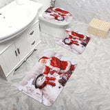 Bathroom,Christmas,Style,Bathroom,Carpet,Toilet,Cover