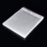 100Pcs,7.5''x7.5'',Record,Outer,Cover,Sleeves,Clear,Storage,Adhesive,Storage