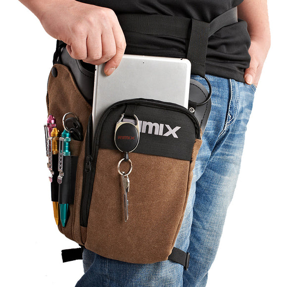 RIMIX,Multi,Functional,Tactical,Waist,Waterproof,Canvas,Outdoor,Cycling,Fishing