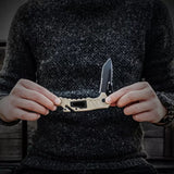OUTDOORS,Infantry,Tactical,Folding,Knifes,Outdoor,Survival,Tools,Corkscrew,Blade