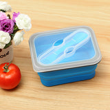 KCASA,Collapsible,Silicone,Lunch,Foldable,Bento,Container,Tableware
