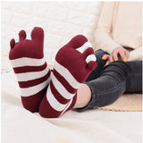 Women,Cotton,Color,Socks,Stripes,Comfortable,Socks