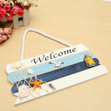 Nautical,Wooden,Beach,Welcome,Plaque,Hanging,Decor,Decorations
