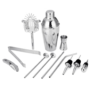 12Pcs,Stainless,Steel,Cocktail,Shakers,Mixer,Drink,Bartender,Tools