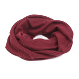 Cotton,Knitted,Beanie,Casual,Solid,Color,Autumn,Scarf