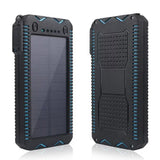 IPRee,12000mAh,Portable,Solar,Charger,Panel,Emergency,Flashlight,Power