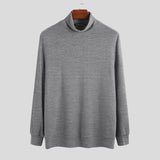 Men's,Sleeve,Turtleneck,Pullover,Casual,Comfortable,Sweaters,Autumn,Winter,Knitted,Clothes