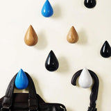 Honana,Creative,Water,Droplets,Solid,Wooden,Hooks,Hanging,Storage