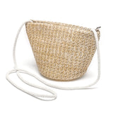 Women,Straw,Woven,Beach,Handbag,Shoulder,Outdoor,Travel