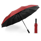 Automatic,Black,Umbrella,Double,Layer,People,Folding,Umbrella,Portable,Camping,UPF50,Waterproof,Sunshade