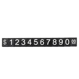 Cubes,White,Black,Adjustable,Price,Display,Blank,Label,Retail