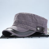 Washed,Cotton,Outdoor,Adjustable,Military,Peaked