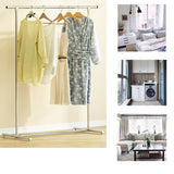 100x50x130cm,Clothes,Garment,Stainless,Steel,Storage,Shelf,Holder,Hanger