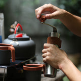 ALOCS,Outdoor,Coffee,Travel,Portable,Handmade,Coffee,Grinder,Outdoor,Camping,Hiking,Cooking,Picnic