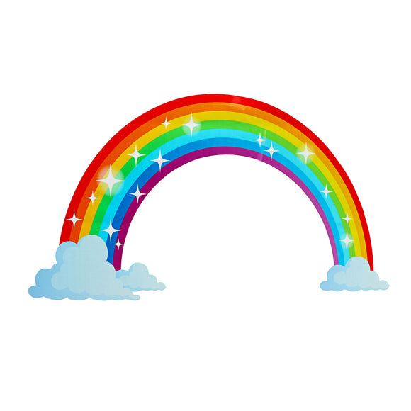 Multicoloured,Rainbow,Sticker,Bedroom,Nursery,Decals,Vinyl,Decor