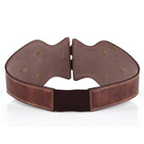 Women,Crazy,Horse,Leather,Needle,Buckle,Elastic,Brown,Color,Wristband,Strap