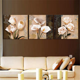 Orchid,Flower,Combination,Painting,Canvas,Frameless,Drawing,Decor,Paper
