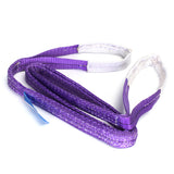 Purple,Double,Layer,Lifting,Sling,Tension,Bearing,Polyester,Sling,Strap