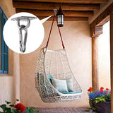 Stainless,Steel,Hammock,Swing's,Rotatable,Hooks,Fixed,Plate,Buckles,Hanging,Chair,Sandbag