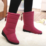 Women's,Winter,Outdoor,Boots,Waterproof,Boots,Thick,Fluff